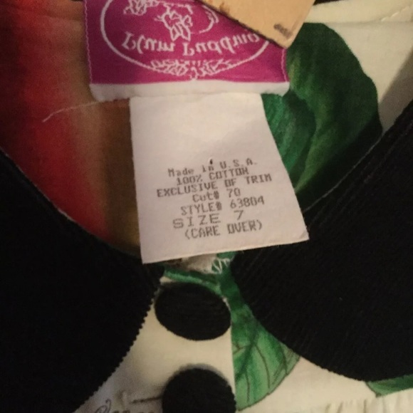 COPY - Vintage Plum pudding girls dress size 7, cotton long sleeves, 100% cotto… - Picture 14 of 14